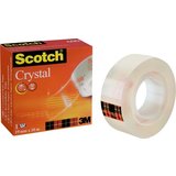 Scotch klebefilm Crystal clear 600, 19 mm x 10 m, Karton