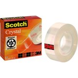Scotch klebefilm Crystal clear 600, 19 mm x 33 m, Karton