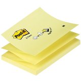 Post-it haftnotizen Z-Notes, 127 x 76 mm, gelb