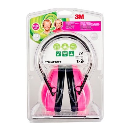 3M Peltor kid Kapsel-Gehrschutz H510, neonpink / schwarz