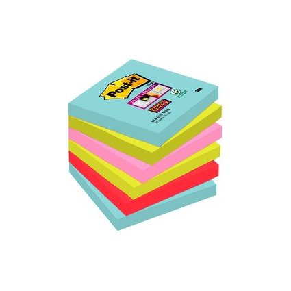 Post-it Haftnotizen Super Sticky Notes, 76 x 76 mm, Cosmic