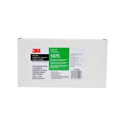 3M ScotchPad Hang-Tabs 1075, Deltalochung, 50,8 x 50,8 mm