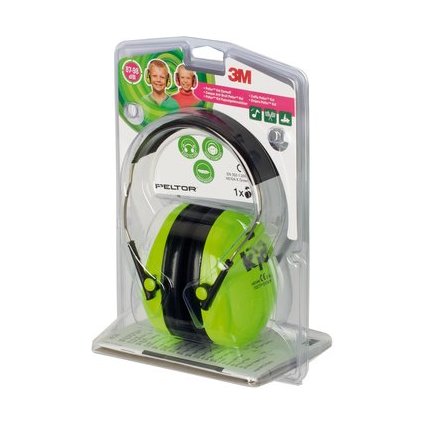 3M Peltor kid Kapsel-Gehrschutz H510, neongrn / schwarz