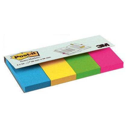 Post-it Pagemarker aus Papier, 20 x 38 mm, Ultrafarben