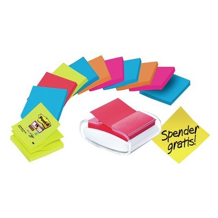 Post-it Z-Notes Spender, wei, bestckt