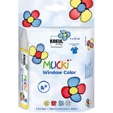 KREUL window Color pen "MUCKI", 4er-Set