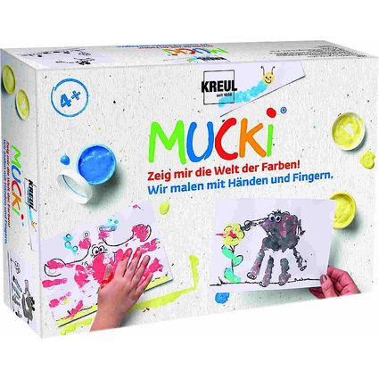 KREUL Fingerfarbe "MUCKI", 5 x 50 ml Set