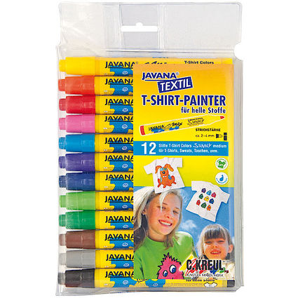 KREUL Textilmarker medium "Junior", 12er-Set