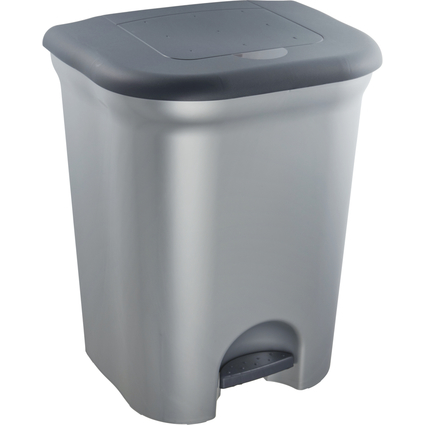 <small>keeeper Tret-Abfallbehälter "torge" 2x 11 Liter silber (11536160000NN)</small>