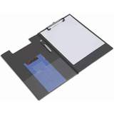 RAPESCO Klemmbrett-Mappe, din A4, PVC-Folie, schwarz