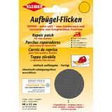 KLEIBER Zephir-Aufbgel-Flicken, 400 x 120 mm, dunkelgrau