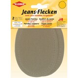 KLEIBER Jeans-Bügelflecken oval, 130 x 100 mm, beige