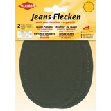 KLEIBER Jeans-Bügelflecken oval, 130 x 100 mm, oliv
