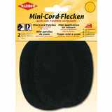 KLEIBER Mini-Cord-Flecken, 110 x 85 mm, schwarz