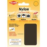 KLEIBER Nylon-Flicken, selbstklebend, braun