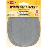 KLEIBER Wildleder-Aufnhflecken, 100 x 125 mm, grau