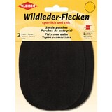 KLEIBER Wildleder-Aufnhflecken, 100 x 125 mm, schwarz