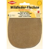 KLEIBER Wildleder-Aufnhflecken, 100 x 125 mm, braun