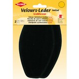 KLEIBER Velour-Leder-Imitat, 95 x 185 mm, schwarz