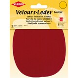 KLEIBER Velour-Leder-Imitat, 100 x 130 mm, rot