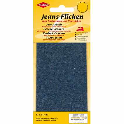 KLEIBER Jeans-Bgelflicken, 170 x 150 mm, dunkelblau