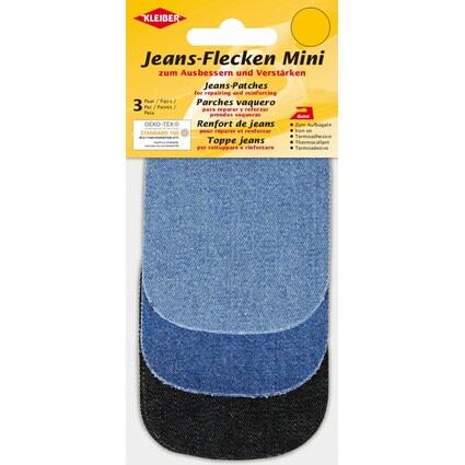 KLEIBER Jeans-Flecken Mini, Sortierung 1, 90 x 70 mm, farbig