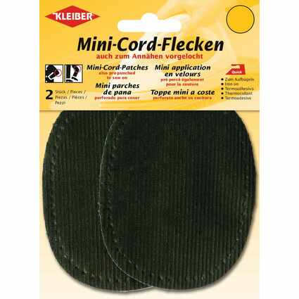 KLEIBER Mini-Cord-Flecken, 110 x 85 mm, grn