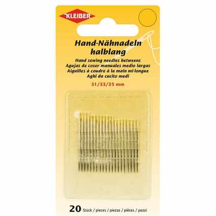 KLEIBER Hand-Nhnadel-Set, 20-teilig, halblang