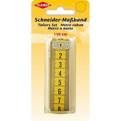 KLEIBER Schneider-Maband, 150 cm, gelb