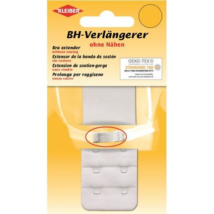 KLEIBER BH-Verlngerung, Breite: 35 mm, 2 Haken, wei