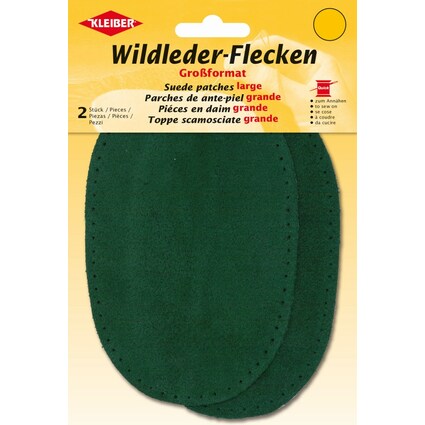 KLEIBER Wildleder-Aufnhflecken, 100 x 155 mm, grn