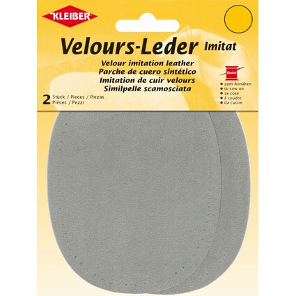 KLEIBER Velour-Leder-Imitat, 100 x 130 mm, beige