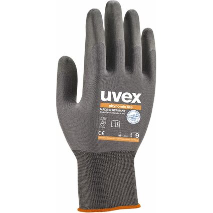 uvex Arbeitshandschuh phynomic lite, Gr. 07, grau