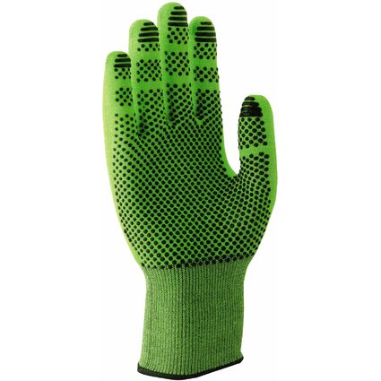uvex Schnittschutz-Handschuh C500 dry, Gr.07, lime/anthrazit