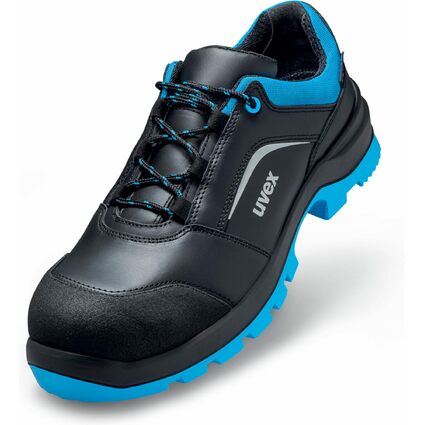 uvex 2 xenova Halbschuh S3 SRC, Gr. 47, schwarz/blau