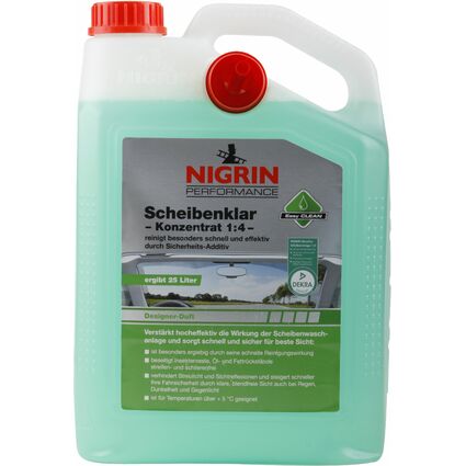 NIGRIN Scheibenklar Konzentrat 1:4 Designer-Duft, 5 Liter