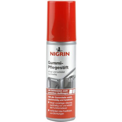 NIGRIN Gummi-Pflegestift, 75 ml