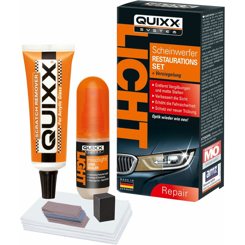 QUIXX KFZ-Scheinwerfer-Restaurations-Kit, 19-teilig 50251 bei www